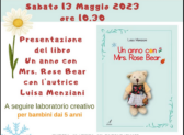 Presentazione del libro "Un anno con Mrs. Rose Bear" di Luisa Menziani